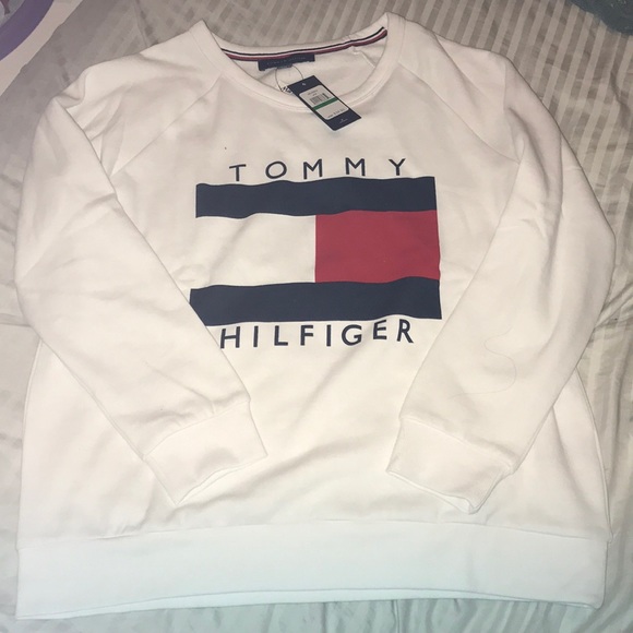 TH Tommy Hilfiger colorblock sweatshirt sweater - Picture 3 of 7